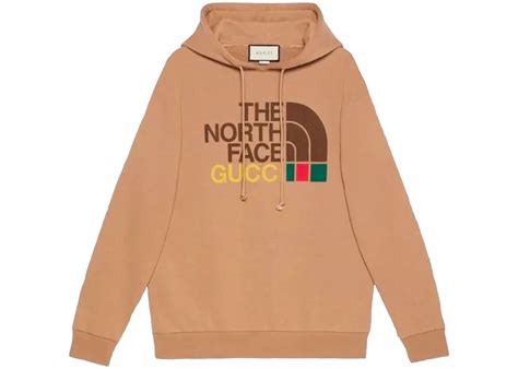 the north face gucci hoodie|gucci north face hoodie brown.